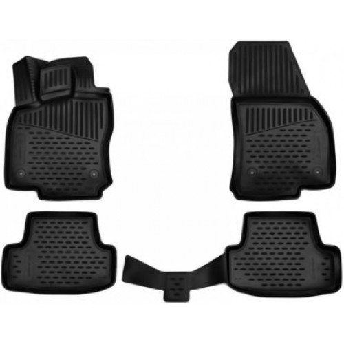3D Гумени стелки за VW T-Roc (2017+) 4 pcs.