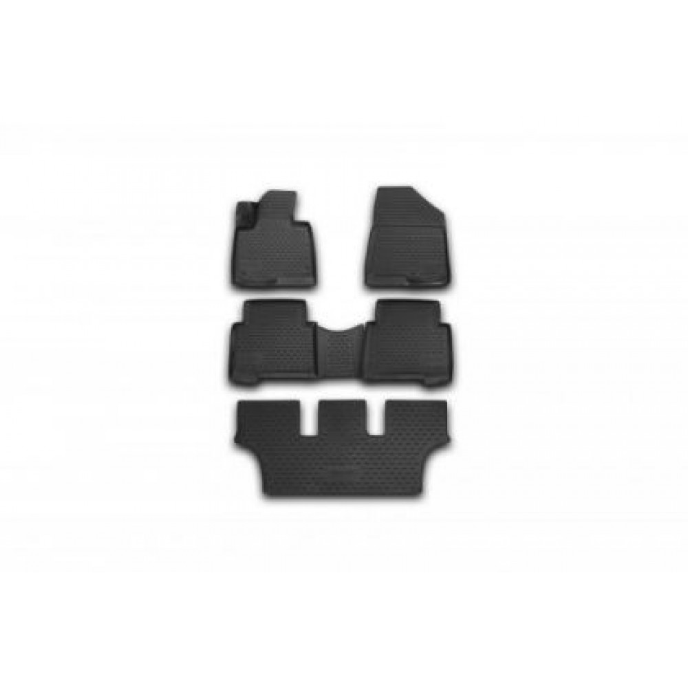 3D Гумени стелки за HYUNDAI Santa Fe III (2013-2018) - 5 pcs.