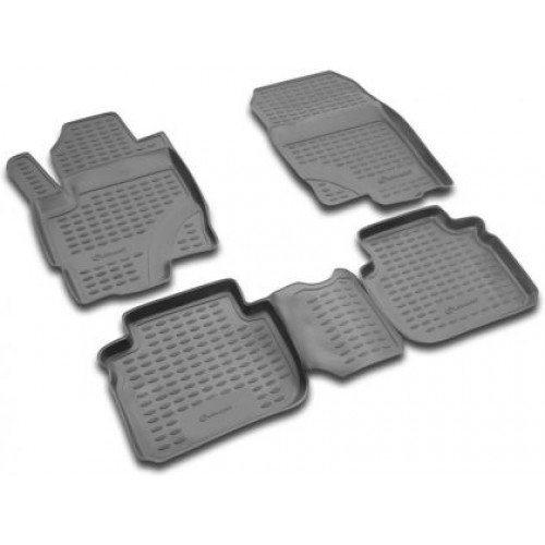 3D Гумени стелки за MITSUBISHI Colt (2003-2009) 5 doors 4 pcs.