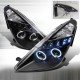 Кристални фарове Angel eyes TOYOTA CELICA T230 (99-05) - черни