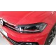 Вежди за фаровете за Polo MK6 (2018+)  - черни