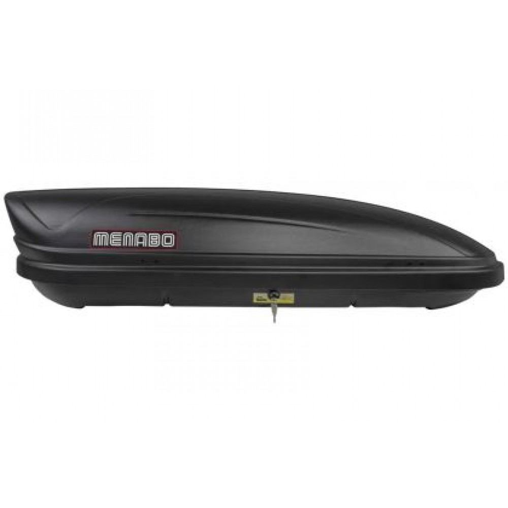 Автобокс Menabo Marathon 198x79x37cm с едностранно отваряне с ключ, 460 литра - черен