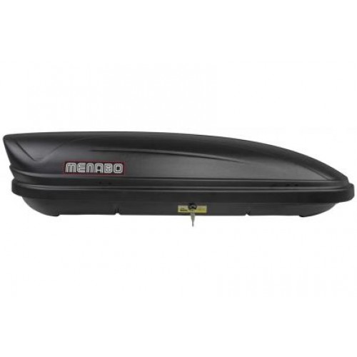 Автобокс Menabo Marathon 198x79x37cm с едностранно отваряне с ключ, 460 литра - черен