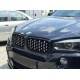 Решетки за BMW X5 F15 / X6 F16 (2013+) - Гланц - Diamond design - хром / черно