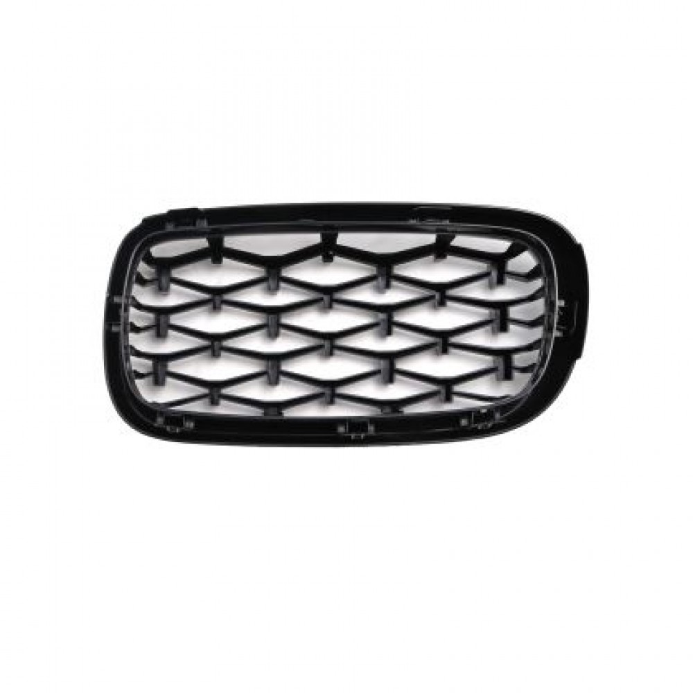 Решетки за BMW X5 F15 / X6 F16 (2013+) - Гланц - Diamond design - хром / черно