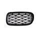 Решетки за BMW X5 F15 / X6 F16 (2013+) - Гланц - Diamond design - хром / черно