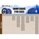 Текстилни вериги за сняг Streetech Pro Series - бял цвят - размер XXL - 2бр.