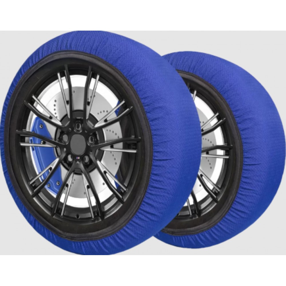 Текстилни вериги за сняг Streetech - син цвят - размер XS - 2бр.