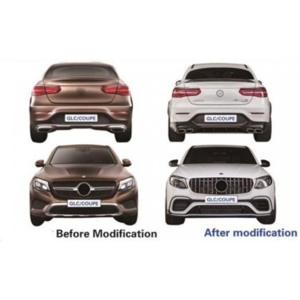 Body Kit - AMG Пакет за Mercedes GLC Coupe C253  (2015-2019) - AMG C63 Design
