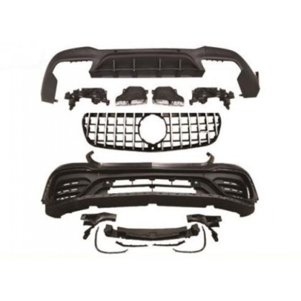Body Kit - AMG Пакет за Mercedes GLC SUV X253  (2015-2019) - AMG S63 Design