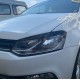 Вежди за фарове Volkswagen Polo (2011-2017)  - черен гланц
