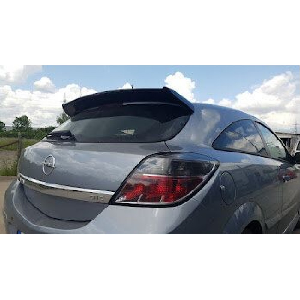 Спойлер антикрило за Volkswagen Golf 5 (2003-2008) GTI / Opel Astra H (2004-2008) GTC - черен гланц