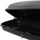 Автобокс Junior Easy 180x78x40cm с 85 mm крепежи, с ключ, 430 литра - черен