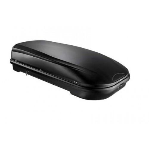 Автобокс Junior Easy 198x78x40cm с 85 mm крепежи, с ключ, 480 литра - черен