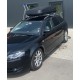 Автобокс Junior Easy 180x94x39cm с 85 mm крепежи, с ключ, 530 литра - черен