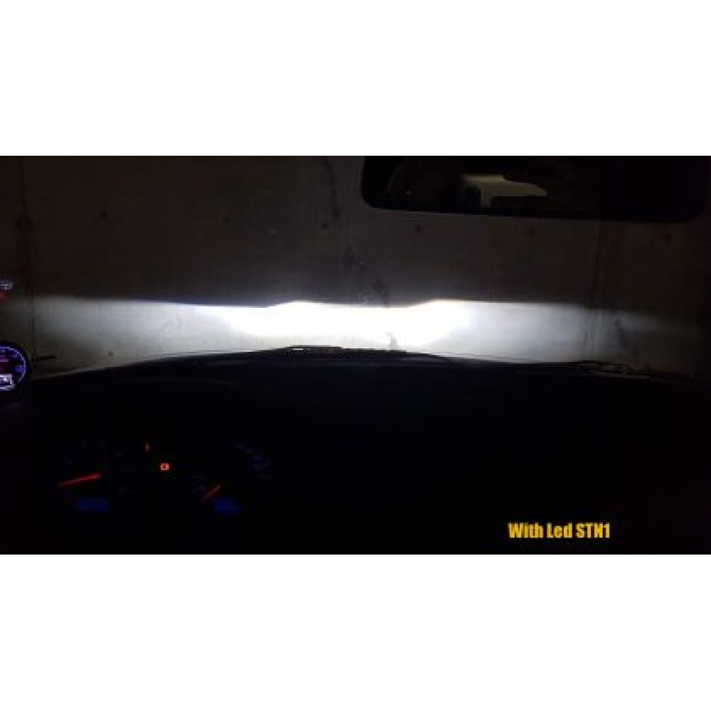 Би Лед крушки - Bi-Led система H4 Streetech модел STN1 за фарове - 170 000 Лукса, 65W - Canbus 6000K - 1700% повече светлина