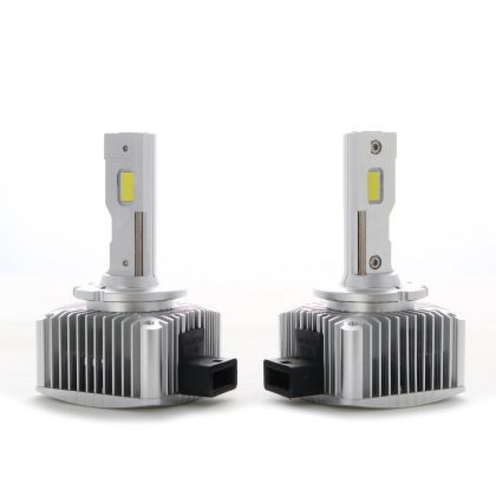 Лед крушки - Led система D1S за подмяна на фабричен ксенон 50W - Canbus 6000K - 100% по силни от фабричен ксенон