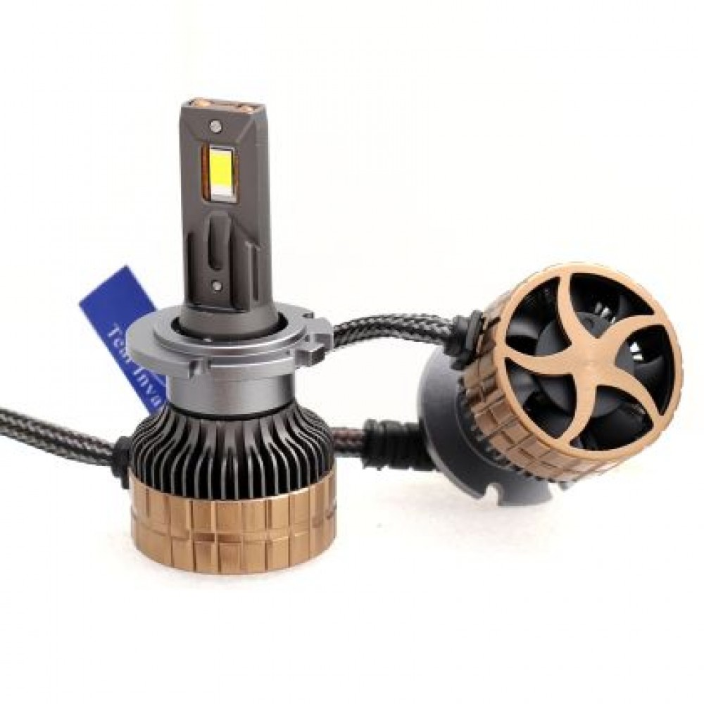 Лед крушки - Led система D1S / D2S / D2R / D3S / D4S модел STN1 за 12 Волта  - 55W - Canbus 6000K - 1400% повече светлина