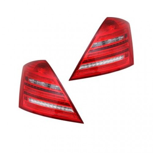 Диодни стопове за Mercedes W221 S-Class (2005-2011) - фейслифт дизайн W222 с бягащ мигач