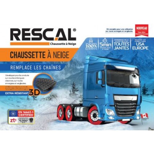 Текстилни вериги за сняг за камион и автобус Rescal - размер 160 - 2бр.