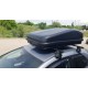 Автобокс Junior Easy 145x94x40cm с 85 mm крепежи, с ключ, 420 литра - черен гланц