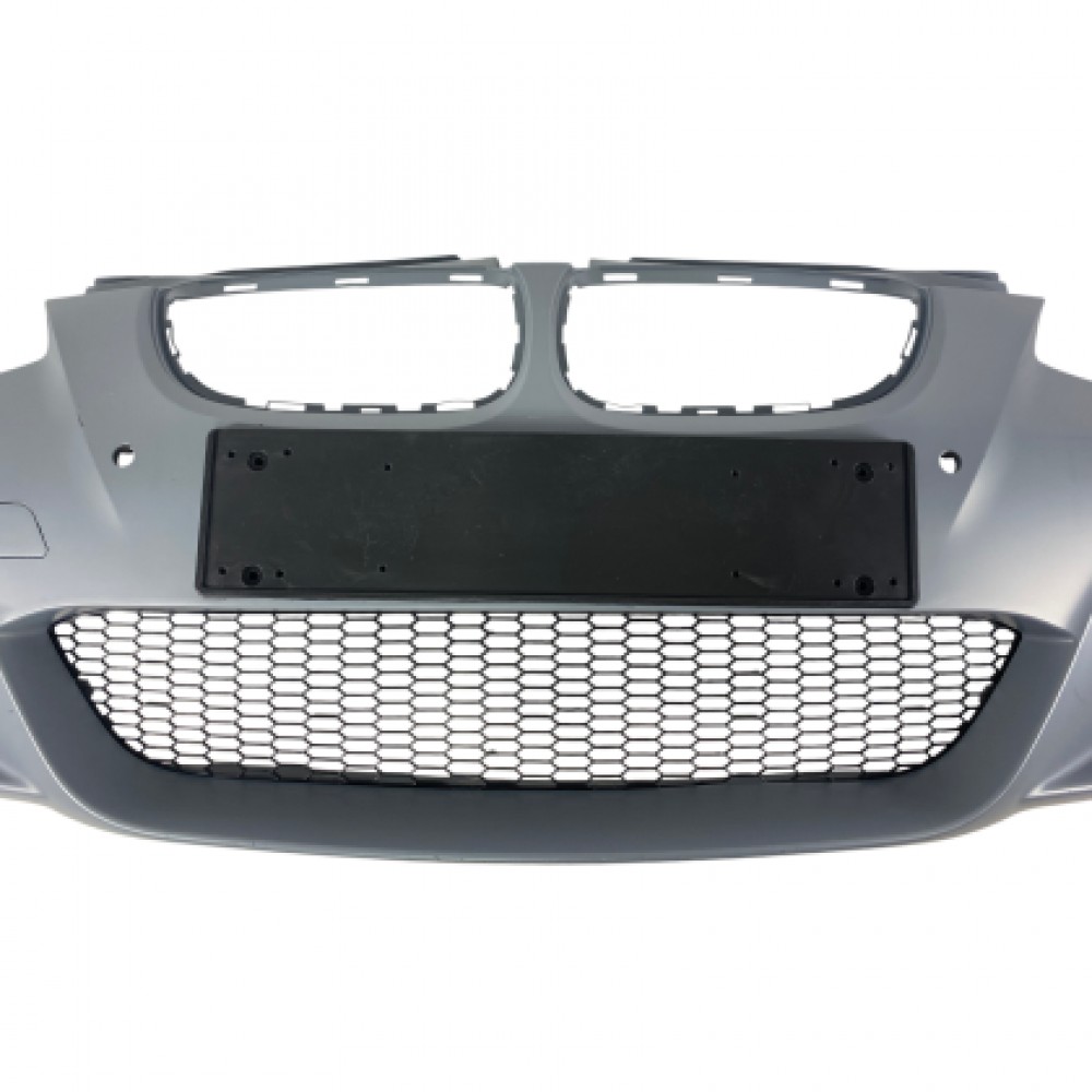 Предна броня за BMW E92 (2006-2009) - M-Tech дизайн с отвори за халогени и парктроник