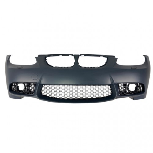 Предна броня за BMW E92 (2006-2009) - M3 дизайн с отвори за халогени и парктроник