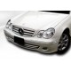 Решетка за Mercedes C203 Coupe (2000-2007) - 4 ребра хром