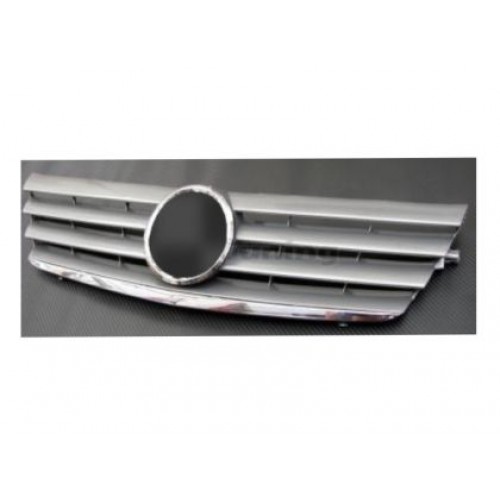Решетка за Mercedes C203 Coupe (2000-2007) - 4 ребра хром