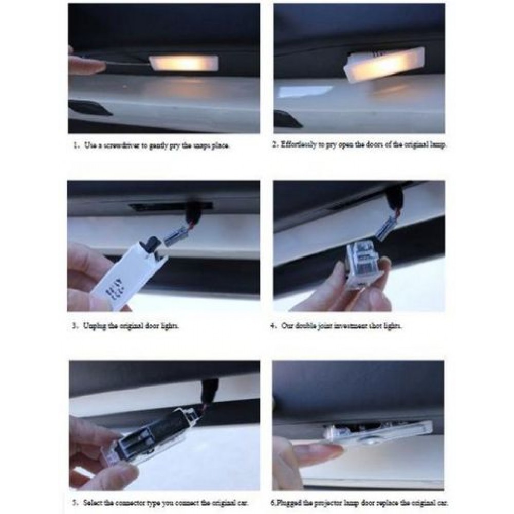Лого проектор на мястото на плафона на вратата  - Toyota