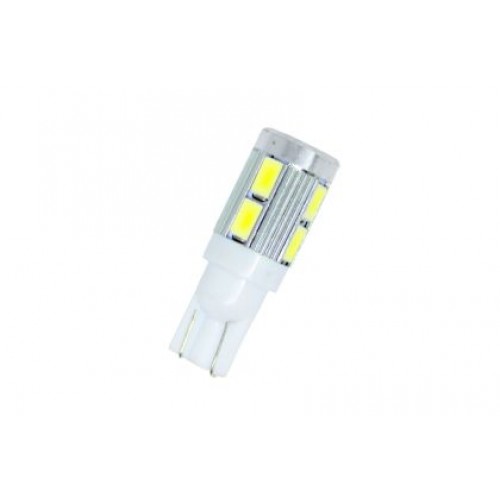 Лед крушки за 24V тип T10 5W с 10 диода тип 5630 - подходящи за дневни светлини