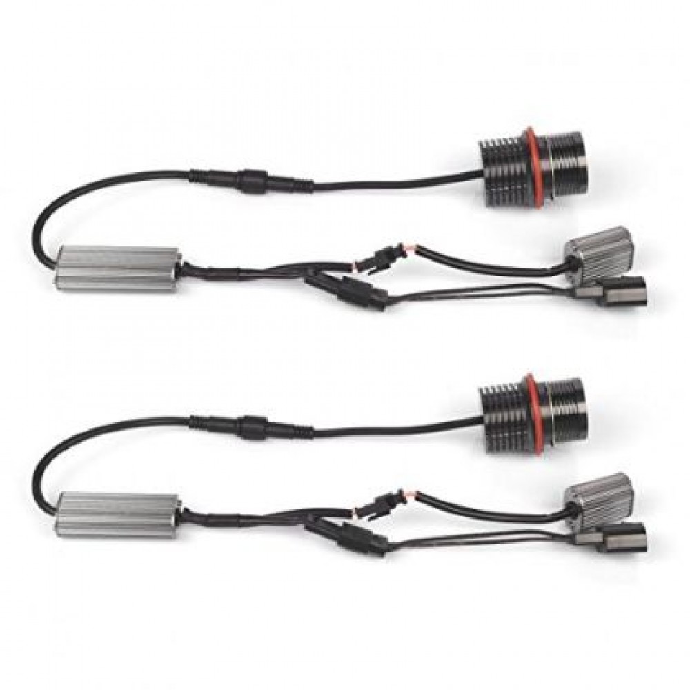 40W Лед крушки за ангелски очи за BMW E39 / E60 / E53 X5 / E65 / E87 / E63 - бял цвят