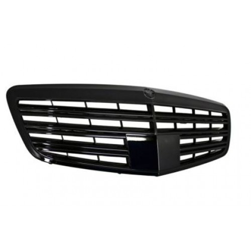 Решетка за Mercedes W221 S-Class (2009-2013) - AMG Дизайн черна