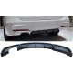 Дифузьор за BMW F30 / F31 (2011+) - M-Performance единичен за двоен накрайник