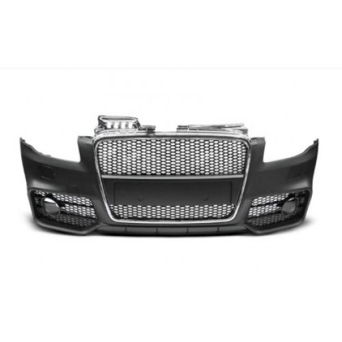 Предна броня за Audi A4 B7 8E (2004-2008) - S-Line Design с хром лайсна