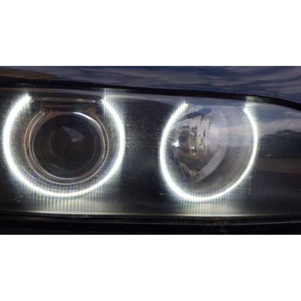 Ангелски Очи диодни за BMW E39 OEM (2000-2003) с фабрични ангелски очи - с 66 диода