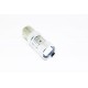 Диодна крушка BA15S с 6 х 5W CREE диода и лупа единична светлина жълта