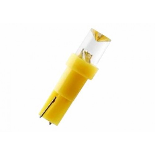 Лед крушки тип T5 12V/1,2W жълт