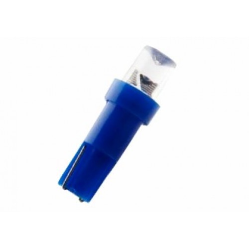Лед крушки тип T5 12V/1,2W син