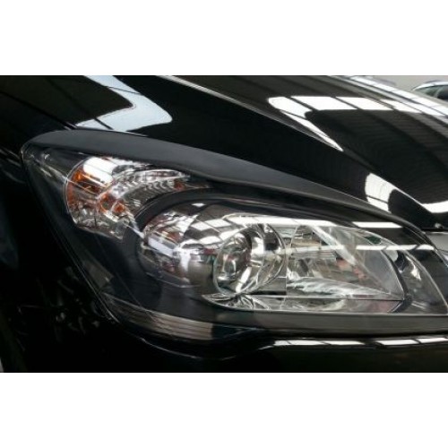 Вежди за фаровете за Kia Ceed (2010+)  - черни