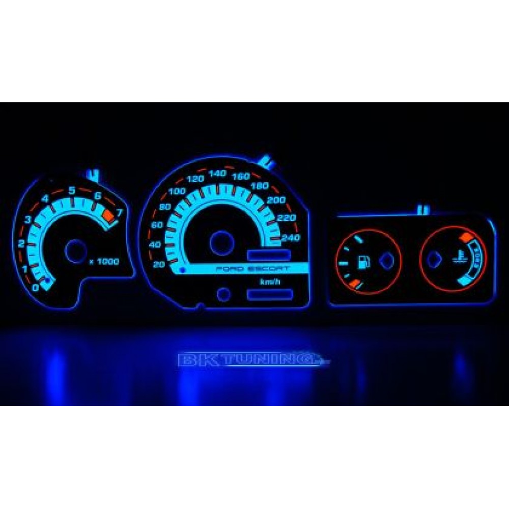 Плазмени циферблати за FORD ESCORT MK5 / MK6 син