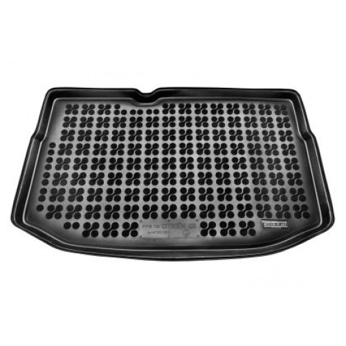 Гумена стелка за багажник за Citroen C3 (2009 - 2016) with a regular spare tire - Rezaw Plast