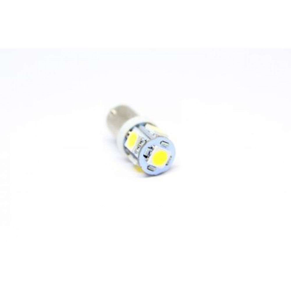 Лед крушки тип BA9 с 5 SMD диода 5000K разминати