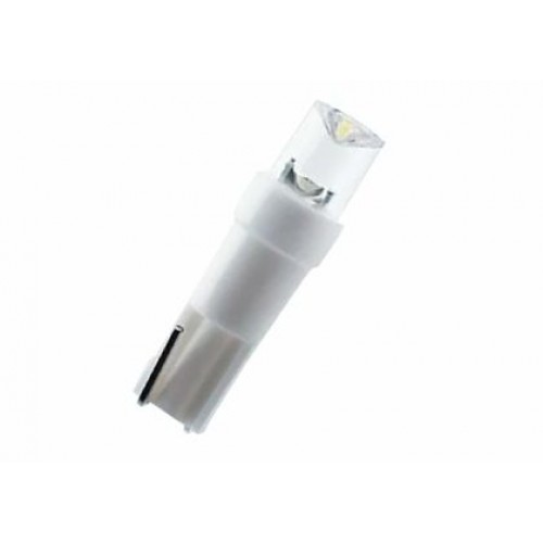 Лед крушки тип T5 12V/1,2W бял