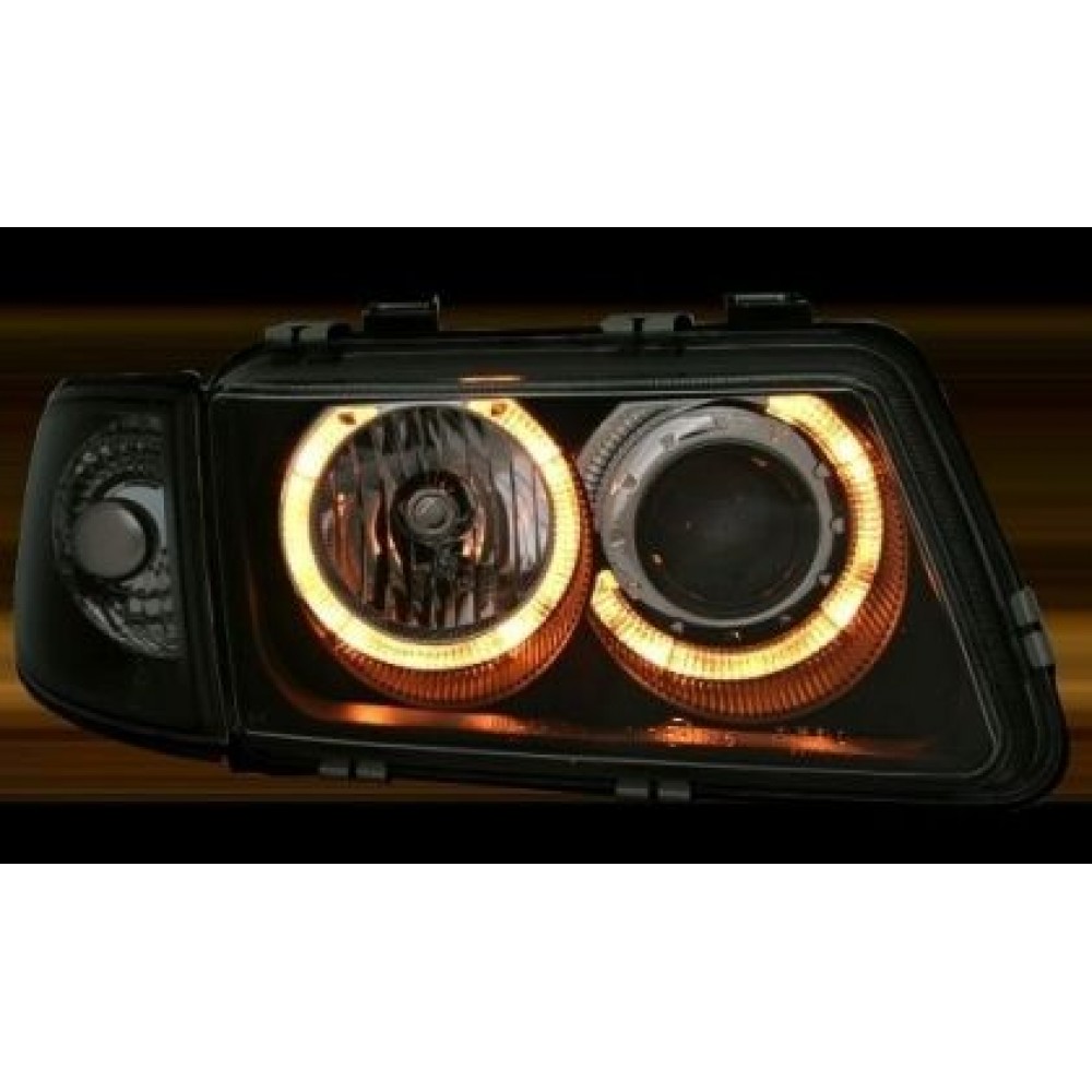 Кристални фарове  Angel Eyes AUDI A3 (96-00) - хром