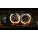 Кристални фарове  Angel Eyes AUDI A3 (96-00) - хром