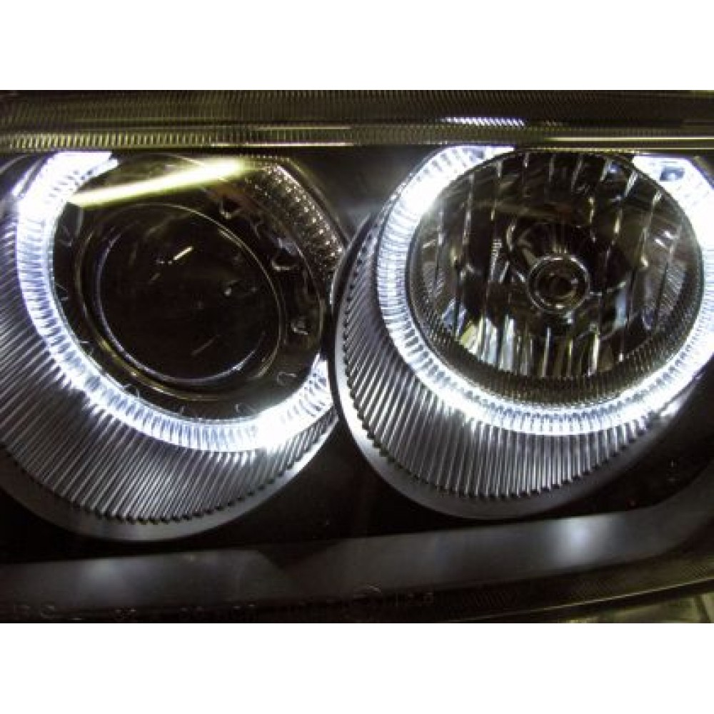Кристални фарове  Angel Eyes AUDI A3 (96-00) - хром