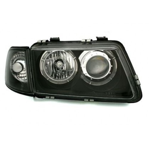 Кристални фарове  Angel Eyes AUDI A3 (1996-2000) - черни