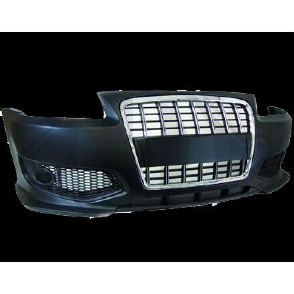Тунинг предна броня за Audi A3 (1996-2003) - с хром решетка