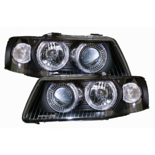 Кристални фарове  Angel Eyes AUDI A3 (2003-2008) - черни